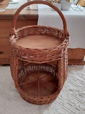 Mini Bar Portable En Osier