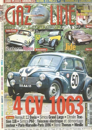 Gazoline renault 4cv - gazoline,