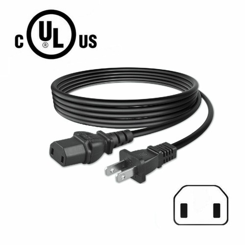 6ft prong ac power cord - ul,