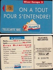 F221.2 EUROPE 2 TELECARTE 120