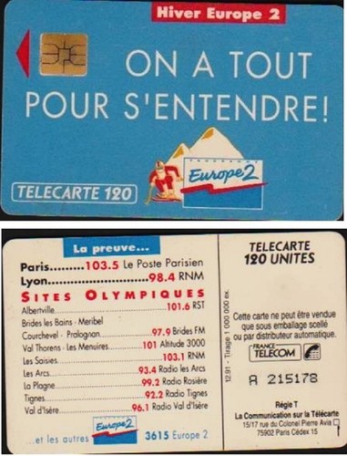 F221 europe telecarte - europe, 120