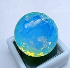 Grande opale de feu rose bleue 100+ ct. pierre précieuse en vrac coupe ronde ...