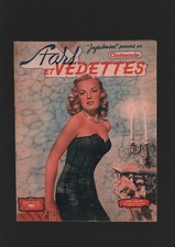REVUE STARS ET VEDETTES ( CINÉMONDE ) N°19 . ANNÉE 50' . MARTINE CAROL .