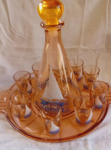 Ancien service liqueur - à,