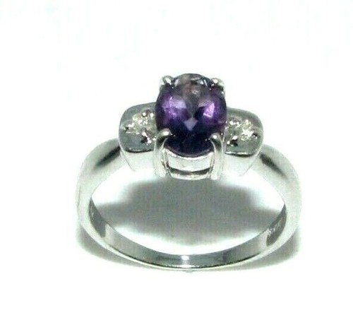 Bague blanc 9 carats - bague, or