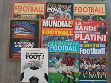 LOT 9 LIVRES D'OR DU FOOTBALL 85 / 93 / 94 ETC - MUNDIAL 82 - PLATINI - OM -PSG.