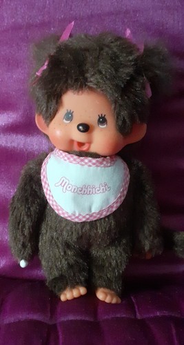 Peluche kiki monchhichi girl - kiki,