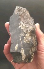 Jais Pierre Fine brute Fossile France Charbon végétal de l'Albien 508 Gr  