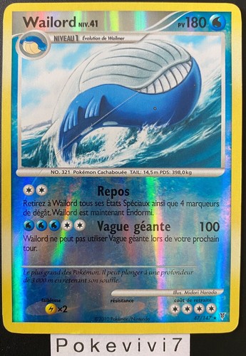 Carte pokemon wailord 147 - pokemon,