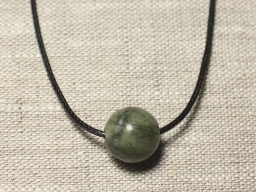 Collier pendentif pierre semi - pendentif,
