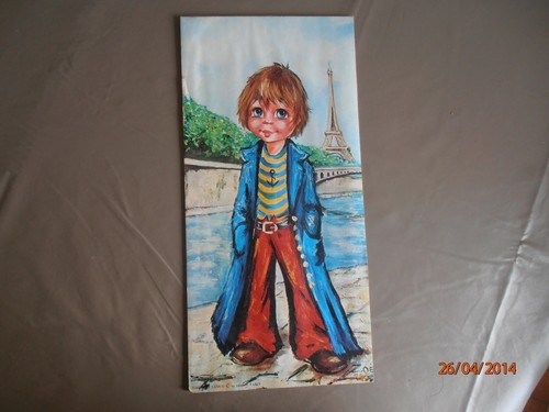 Tableau poulbot vintage - -,