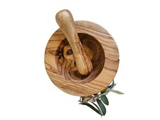 Mortier bord plat 17 cm et son