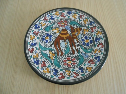 Assiette tunisienne décor - ,