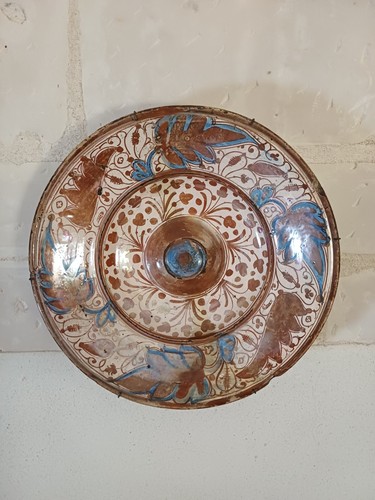 Grand plat hispano - plat, hispano-mauresque