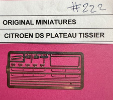 #222 - Photodecoupe pour CITROEN DS Plateau Tissier Original Miniatures