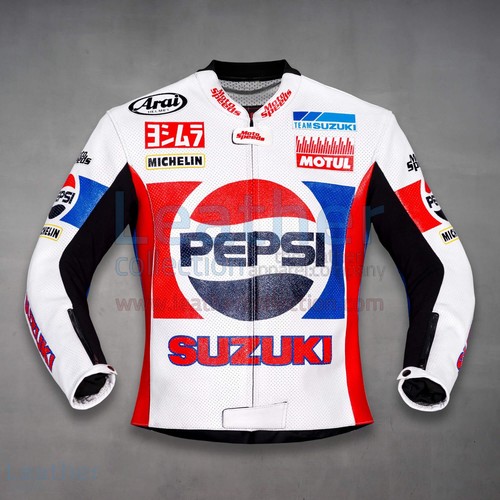 Veste cuir neuve suzuki - cuir,