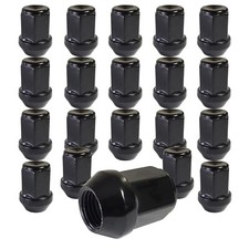 20 Ecrous de roue conique fermé noir M14x1,5 Chrysler Ford Land Rover Opel