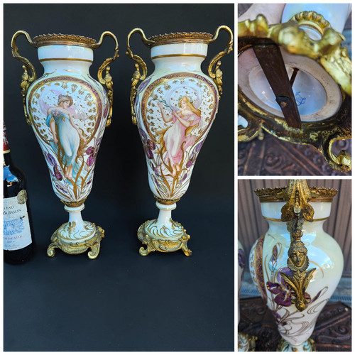 Pair sevres style - pair,