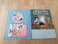 BD CEDRIC TOME 18 ENFIN SEULS AVEC LE COFFRET LE DVD ET LES CARTES DE VOEUX