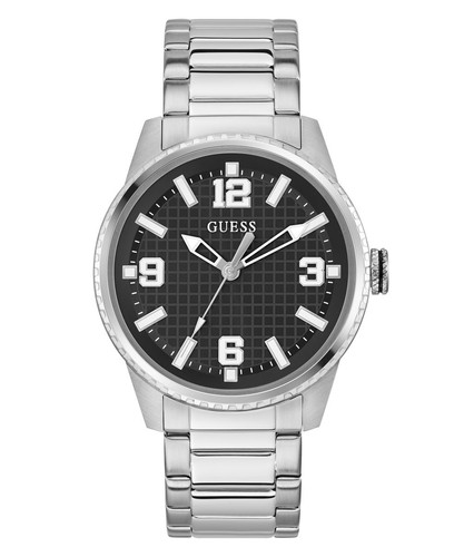 Guess montre argent analogique - argent,