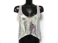 Haut GUESS, crop top, a Paillettes, Taille M, Excellent Etat