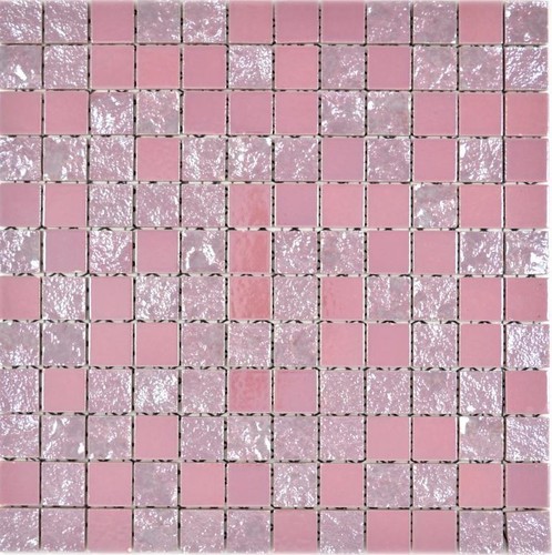 Mosaïque céramique rose - céramique,