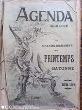 Agenda-Buvard 1900 - Grands magasins du printemps à Bayonne