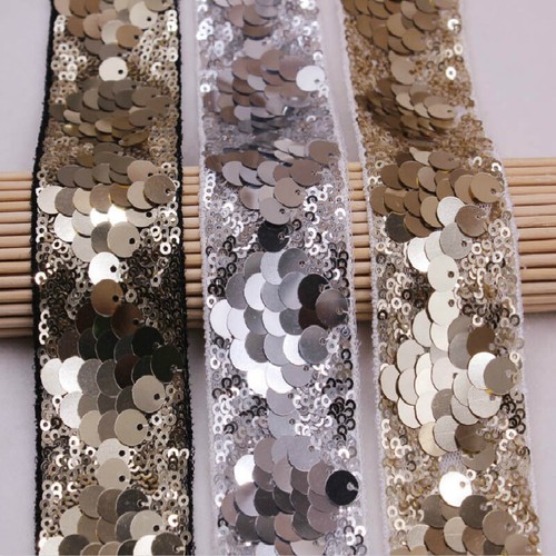 Sequin bordure ruban - sequin,