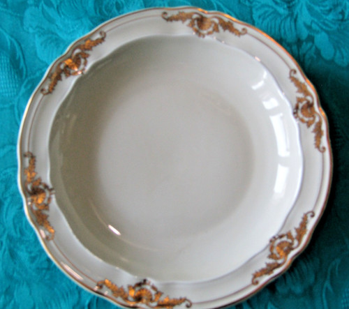 Assiettes creuses porcelaine