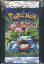 1999 Pokemon GERMAN 1st Edition Base Set Bisaflor-Venusaur Booster Sealed HEAVY