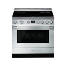 Cuisinière 90 cm Smeg Portofino Four électrique / Table de cuisson à Inductio...