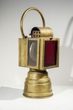 LANTERNE ANCIENNE ACETYLENE CARBURE CHEMIN DE FER ETAT 500 BUTIN KARBILAMPE