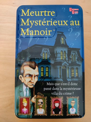 Meurtre mystérieux manoir - meurtre,