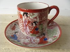 Tasse the vert porcelaine - tasse,
