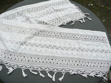 bas de jupon ancien en coton