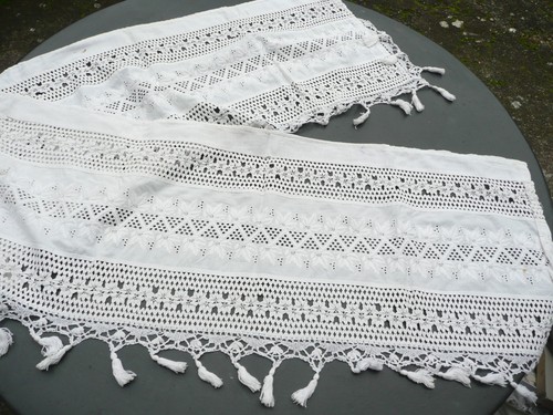Bas jupon ancien coton - bas,