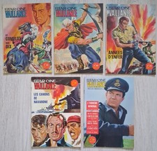 LOT DE 5 ANCIENS STAR CINE VAILLANCE (12)  ROMANS  PHOTOS COMPLETS