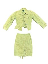 Jean Paul Gaultier  Vintage Early 1990s Chartreuse Set  Size: IT 44 (Fits S / US