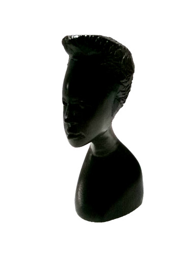 Statuette petit buste bois - statuette,,