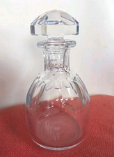 Carafe à cognac cristal Baccarat Modèle Lyautey vers 1950
