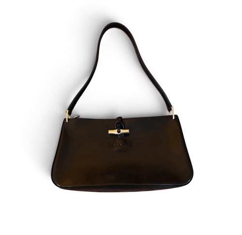 Longchamp roseau black - black, small
