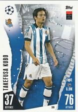 CARTE FOOT TOPPS CHAMPIONS LEAGUE 2024 - N° 306 TAKEFUSA KUBO - REAL SOCIEDAD
