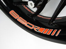 Autocollant lit de jante sticker set lettrage orange compatible pour KTM 890 ...