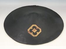 Ancien Japonais Jingasa Jinkasa Samurai Casque Chapeau Yoroi Kabuto Wid : 40cm