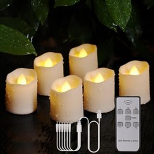 Lot de 6 bougies chauffe-plat