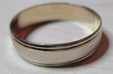 Alliance homme or 14K