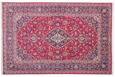 Tapis Keshan Ancien Fait Main