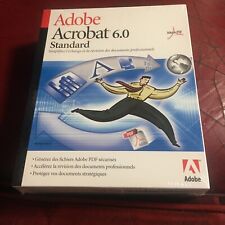 New Sealed adobe acrobat 6.0 standard Windows Fr