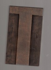 CARACTERE D'IMPRIMERIE BOIS