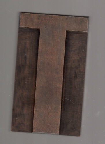Caractere imprimerie bois - caractere,